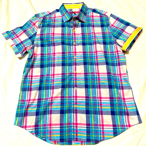 Robert Graham Short Sleeve Dress Shirt - Picture 1 of 4